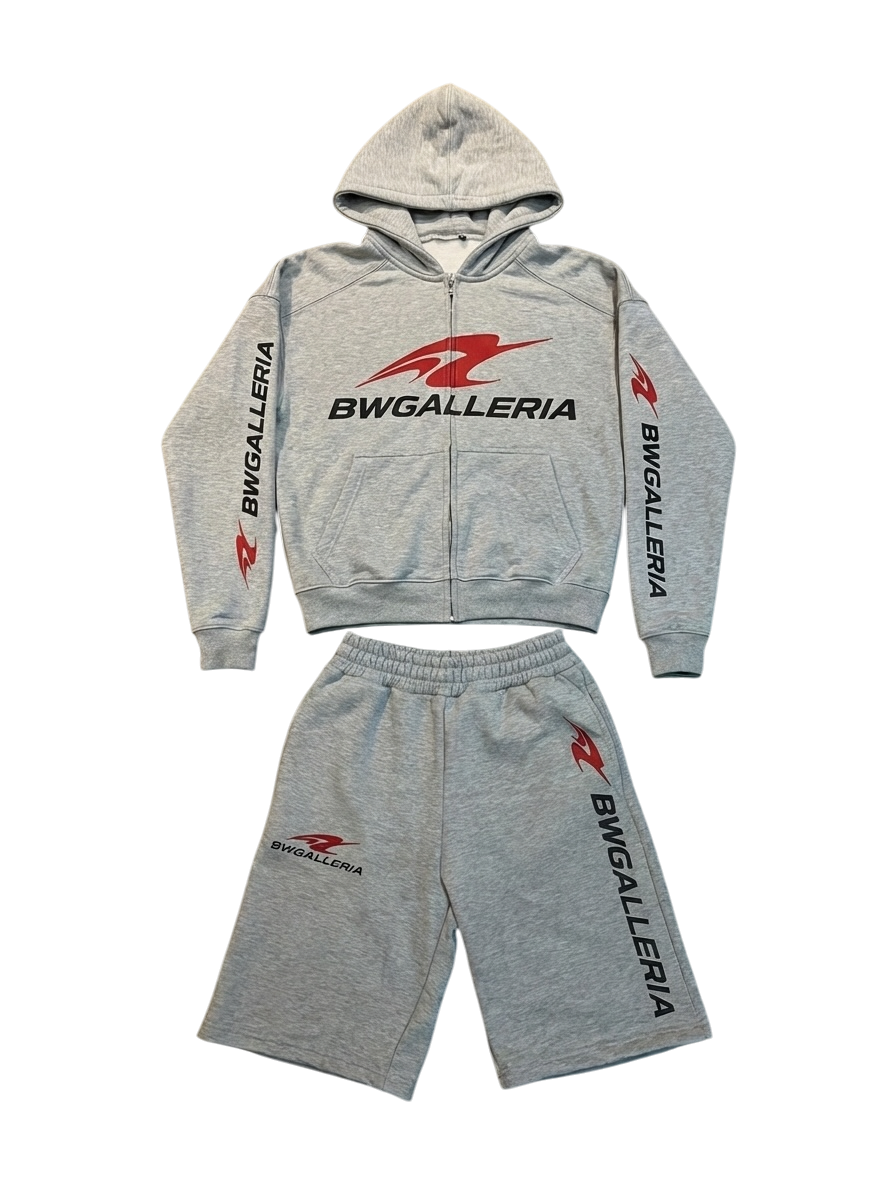 GALLERIA ZIP UP + SHORTS