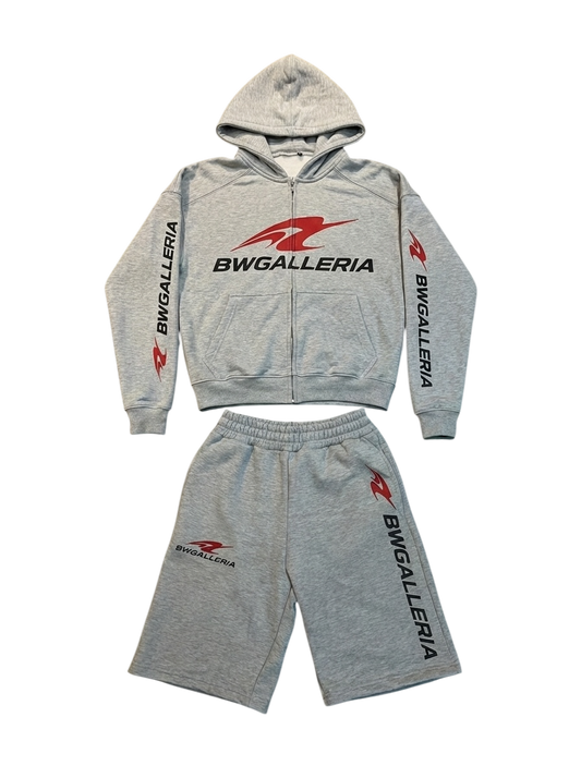 GALLERIA ZIP UP + SHORTS